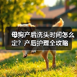 母狗产后洗头时间怎么定?产后护理全攻略(图4) 母狗产后洗头时间怎么定?产后护理全攻略(图4)