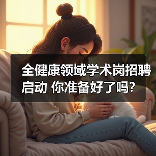 全健康领域学术岗招聘启动 你准备好了吗?(图1) 全健康领域学术岗招聘启动 你准备好了吗?(图1)