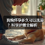 狗狗怀孕多久可以洗澡?科学护理全解析(图4) 狗狗怀孕多久可以洗澡?科学护理全解析(图4)