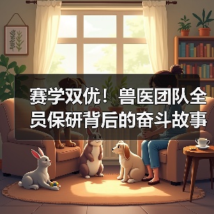 赛学双优！兽医团队全员保研背后的奋斗故事(图2)