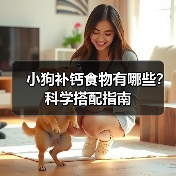 小狗补钙食物有哪些?科学搭配指南(图1) 小狗补钙食物有哪些?科学搭配指南(图1)