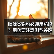 胰腺炎狗狗必须用药吗？用药要注意哪些关键点？(图2)