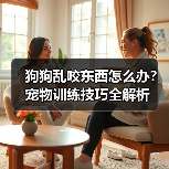 狗狗乱咬东西怎么办?宠物训练技巧全解析(图1) 狗狗乱咬东西怎么办?宠物训练技巧全解析(图1)