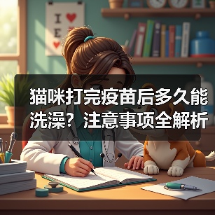 猫咪打完疫苗后多久能洗澡?注意事项全解析(图3) 猫咪打完疫苗后多久能洗澡?注意事项全解析(图3)