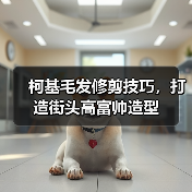 柯基毛发修剪技巧，打造街头高富帅造型