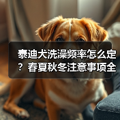 泰迪犬洗澡频率怎么定？春夏秋冬注意事项全解析(图4)