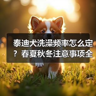 泰迪犬洗澡频率怎么定？春夏秋冬注意事项全