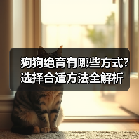 狗狗绝育有哪些方式？选择合适方法全解析(图2)
