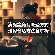 狗狗绝育有哪些方式？选择合适方法全解析(图4)