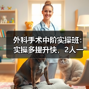 外科手术中阶实操班:实操多提升快,2人一组一猫一狗实战演练(图4) 外科手术中阶实操班:实操多提升快,2人一组一猫一狗实战演练(图4)