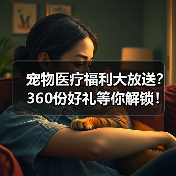 宠物医疗福利大放送？360份好礼等你解锁