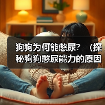狗狗为何能憋尿?(探秘狗狗憋尿能力的原因与机制)(图3) 狗狗为何能憋尿?(探秘狗狗憋尿能力的原因与机制)(图3)
