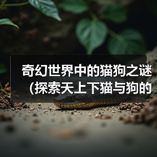奇幻世界中的猫狗之谜(探索天上下猫与狗的奇幻秘密)(图4) 奇幻世界中的猫狗之谜(探索天上下猫与狗的奇幻秘密)(图4)