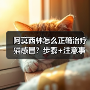 阿莫西林怎么正确治疗猫感冒?步骤+注意事项全解析(图3) 阿莫西林怎么正确治疗猫感冒?步骤+注意事项全解析(图3)
