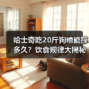 哈士奇吃20斤狗粮能撑多久?饮食规律大揭秘(图3) 哈士奇吃20斤狗粮能撑多久?饮食规律大揭秘(图3)