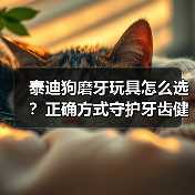 泰迪狗磨牙玩具怎么选？正确方式守护牙齿健