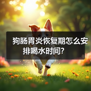 狗肠胃炎恢复期怎么安排喝水时间?(图4) 狗肠胃炎恢复期怎么安排喝水时间?(图4)