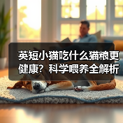 英短小猫吃什么猫粮更健康？科学喂养全解析