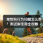 宠物狗行为问题怎么查？测试条使用全攻略