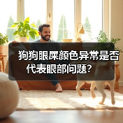 狗狗眼屎颜色异常是否代表眼部问题？