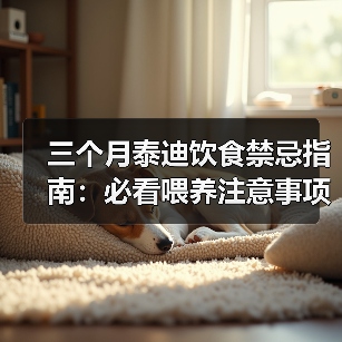 三个月泰迪饮食禁忌指南:必看喂养注意事项(图2) 三个月泰迪饮食禁忌指南:必看喂养注意事项(图2)
