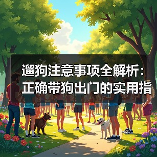 遛狗注意事项全解析:正确带狗出门的实用指南(图2) 遛狗注意事项全解析:正确带狗出门的实用指南(图2)