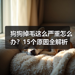 狗狗掉毛这么严重怎么办?15个原因全解析(图2) 狗狗掉毛这么严重怎么办?15个原因全解析(图2)