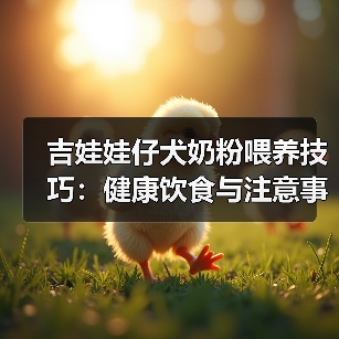 吉娃娃仔犬奶粉喂养技巧:健康饮食与注意事项(图1) 吉娃娃仔犬奶粉喂养技巧:健康饮食与注意事项(图1)