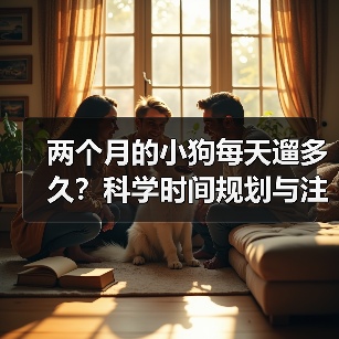 两个月的小狗每天遛多久?科学时间规划与注意事项(图2) 两个月的小狗每天遛多久?科学时间规划与注意事项(图2)