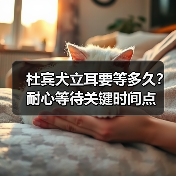 杜宾犬立耳要等多久?耐心等待关键时间点(图2) 杜宾犬立耳要等多久?耐心等待关键时间点(图2)