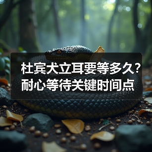 杜宾犬立耳要等多久?耐心等待关键时间点(图1) 杜宾犬立耳要等多久?耐心等待关键时间点(图1)