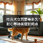 杜宾犬立耳要等多久?耐心等待关键时间点(图3) 杜宾犬立耳要等多久?耐心等待关键时间点(图3)