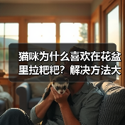 猫咪为什么喜欢在花盆里拉粑粑？解决方法大揭秘(图3)