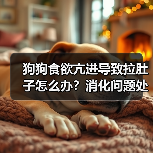 狗狗食欲亢进导致拉肚子怎么办？消化问题处