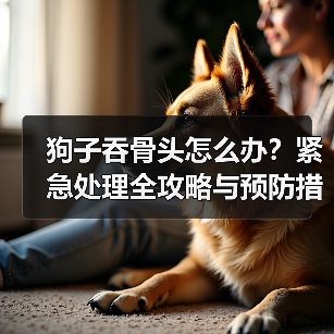 狗子吞骨头怎么办？紧急处理全攻略与预防措施(图2)