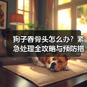 狗子吞骨头怎么办？紧急处理全攻略与预防措施(图4)