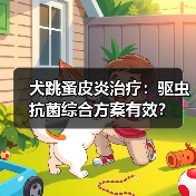 犬跳蚤皮炎治疗：驱虫抗菌综合方案有效？