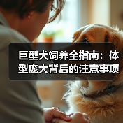 巨型犬饲养全指南：体型庞大背后的注意事项(图3)