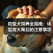巨型犬饲养全指南：体型庞大背后的注意事项(图4)