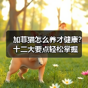 加菲猫怎么养才健康?十二大要点轻松掌握(图4) 加菲猫怎么养才健康?十二大要点轻松掌握(图4)