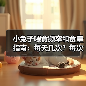 小兔子喂食频率和食量指南：每天几次？每次