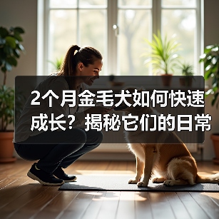 2个月金毛犬如何快速成长?揭秘它们的日常变化(图2) 2个月金毛犬如何快速成长?揭秘它们的日常变化(图2)