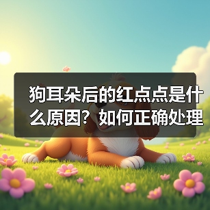狗耳朵后的红点点是什么原因?如何正确处理?(图2) 狗耳朵后的红点点是什么原因?如何正确处理?(图2)