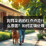 狗耳朵后的红点点是什么原因?如何正确处理?(图4) 狗耳朵后的红点点是什么原因?如何正确处理?(图4)