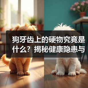 狗牙齿上的硬物究竟是什么?揭秘健康隐患与护理方法(图2) 狗牙齿上的硬物究竟是什么?揭秘健康隐患与护理方法(图2)