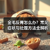 金毛反胃怎么办?常见症状与处理方法全解析(图1) 金毛反胃怎么办?常见症状与处理方法全解析(图1)