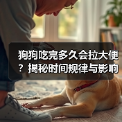 狗狗吃完多久会拉大便?揭秘时间规律与影响因素(图4) 狗狗吃完多久会拉大便?揭秘时间规律与影响因素(图4)