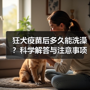 狂犬疫苗后多久能洗澡?科学解答与注意事项(图1) 狂犬疫苗后多久能洗澡?科学解答与注意事项(图1)
