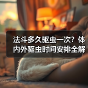 法斗多久驱虫一次?体内外驱虫时间安排全解析(图4) 法斗多久驱虫一次?体内外驱虫时间安排全解析(图4)