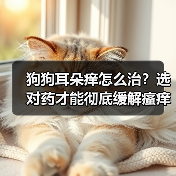 狗狗耳朵痒怎么治？选对药才能彻底缓解瘙痒